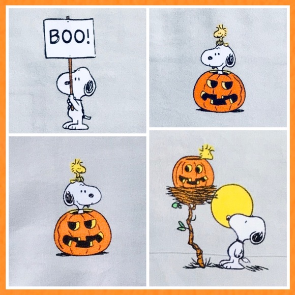Berkshire Peanuts Snoopy Great Pumpkin Full Sheets - Picture 6 of 11